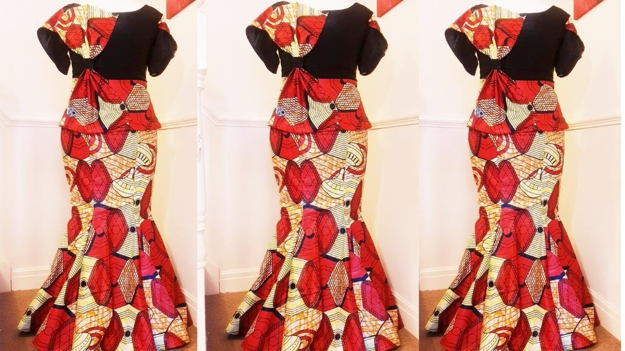 ankara six pieces gown