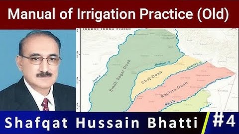 Manual of Irrigation Practice (Old) |Shafqat Hussain Bhatti C.E. (R)