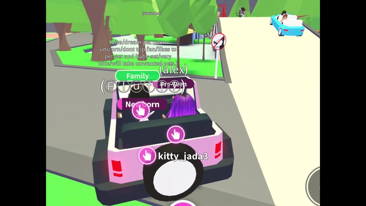 Me getting a car in adopt me YouTube