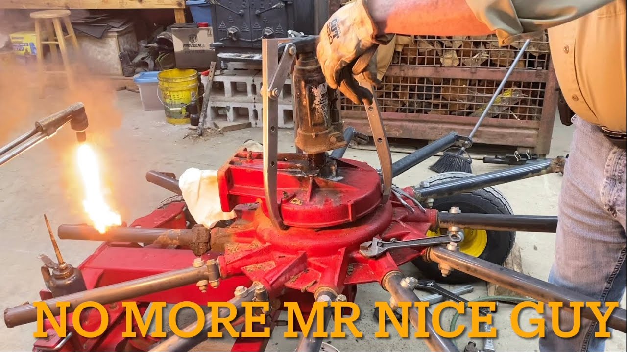 All aboard the STRUGGLE BUS! Attempting to repair the Twin Rotor Rake