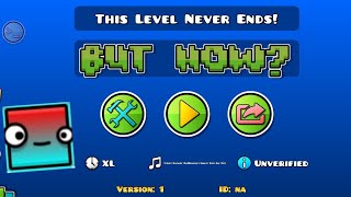 This Geometry Dash level never ends!