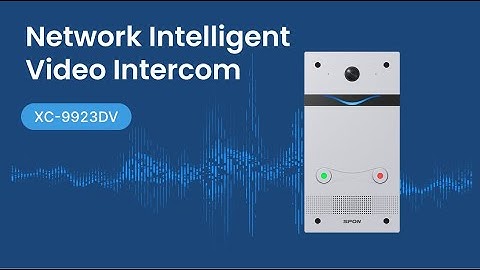 [Product] SPON Network Intelligent Video Intercom XC-9923DV