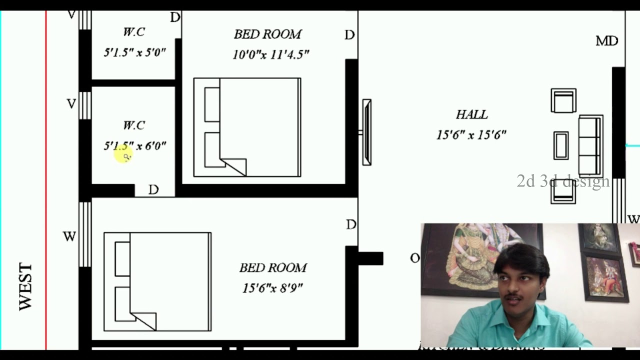 37 x 39 East  facing  house  plan  3 bhk as per vastu in Tamil 