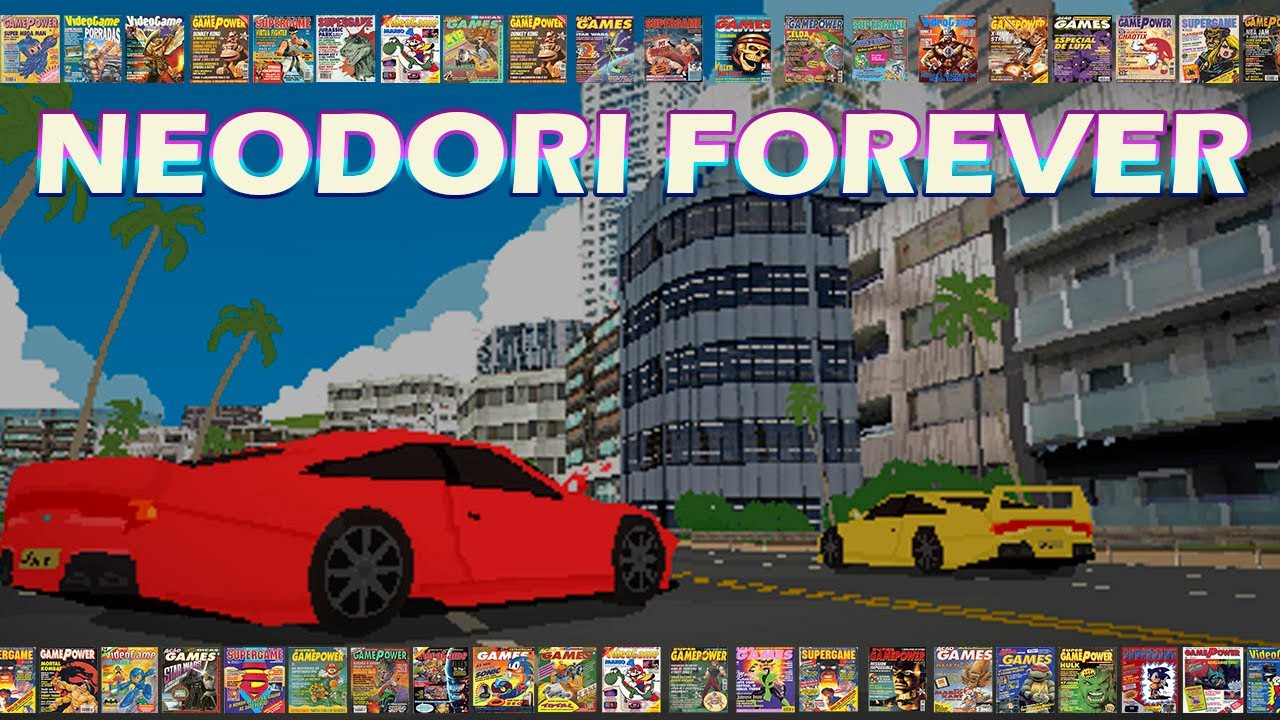 Neodori Forever tem cara de jogo de corrida antigo de PC e pistas