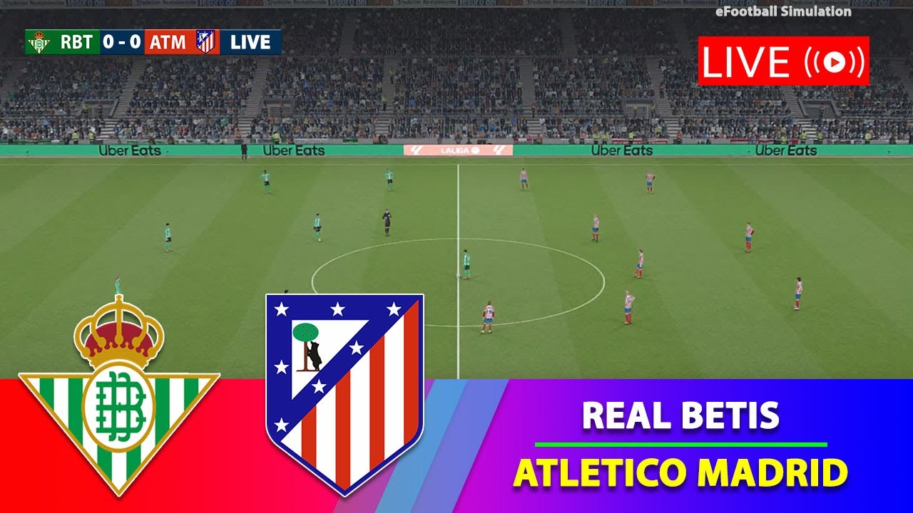 Real Betis vs Atletico Madrid | La Liga 2025/26 | eFootball PES 21 ...