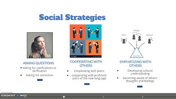 LANGUAGE LEARNING STARTEGIES SOCIAL STRATEGIES