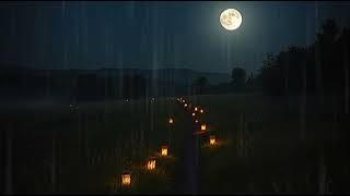 🌫️ ASMR Foggy Trail Crossing at Night | Dim Lanterns & Peaceful Silence for Sleep & Relaxation