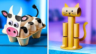 НЕ ВЫБРАСЫВАЙТЕ ЭТОТ КАРТОН! 🚫 Гениальные DIY Поделки и Лайфхаки! ♻️✨