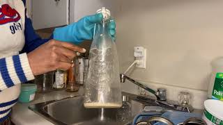 Cleaning wine bottles, beer bottles, Grolsch bottles has never been this easy!