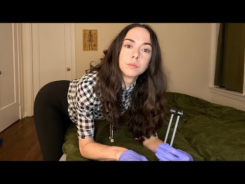 ASMR Fake British Nurse Gives You Full Body Hospital Exam - Soft Spoken [POV] Medical Role Play