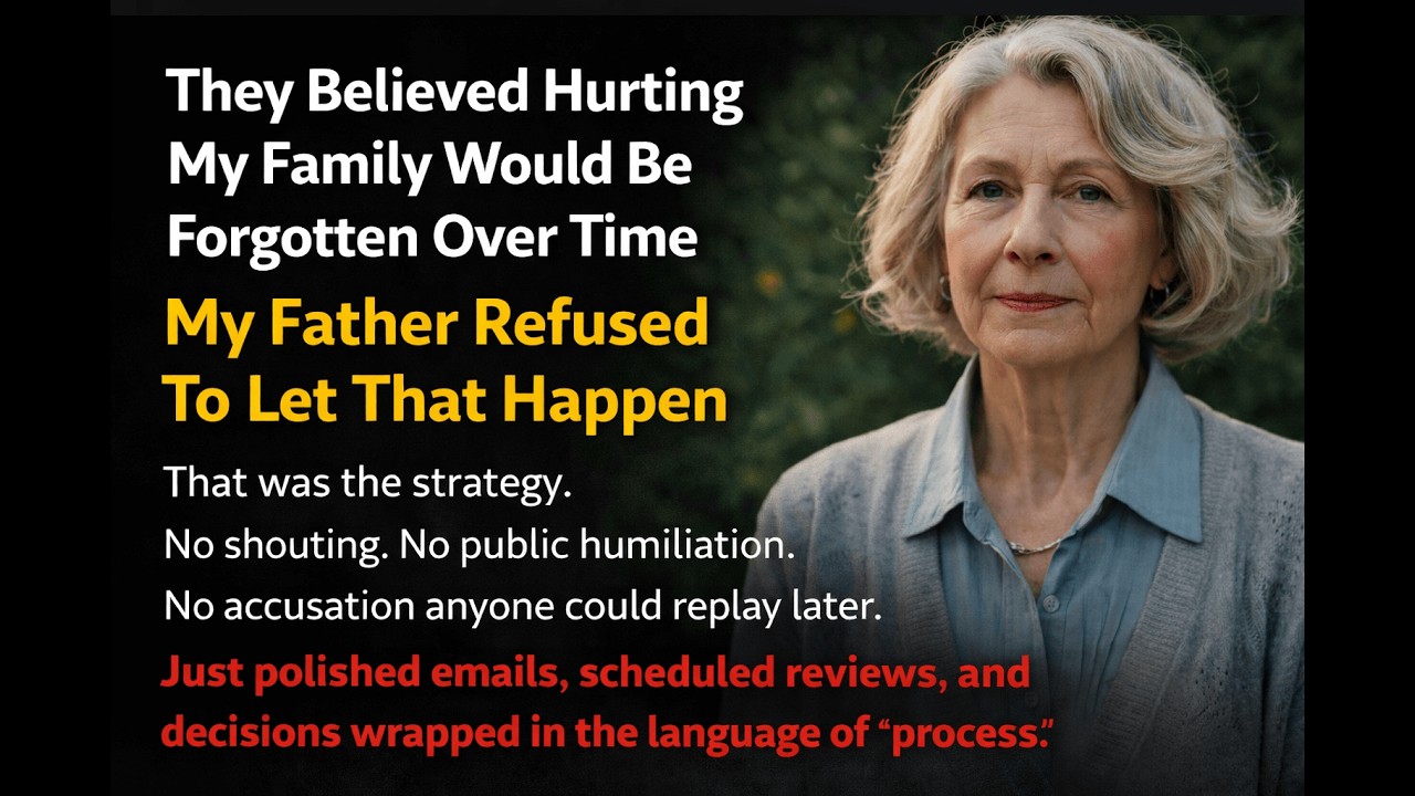 They Believed Hurting My Family Would Be Forgotten Over Time - My Father Refused to Let That Happen