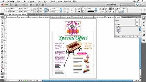 InDesign CS5. Tutorial. Exploring the interface. (3 of 6).wmv