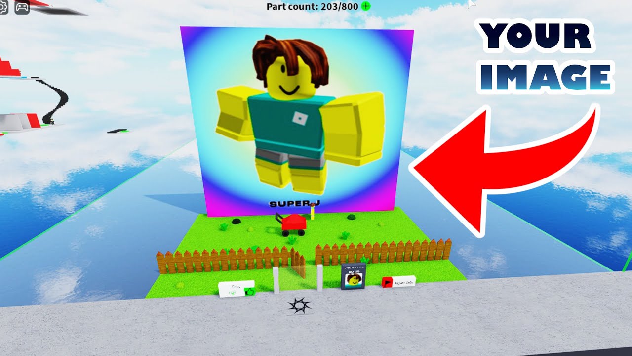 How To Showupload Image In Obby Creator Roblox Superj Youtube
