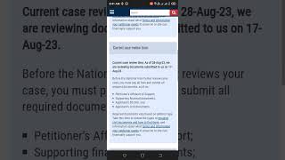 NVC Timeframes, NVC Update, 28 august 2023,