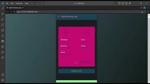 Building a Flight Booking System with JavaScript | Step-by-Step project for beginner