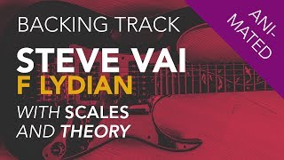 Steve Vai Style F Lydian Backing Track *PLUS* chords