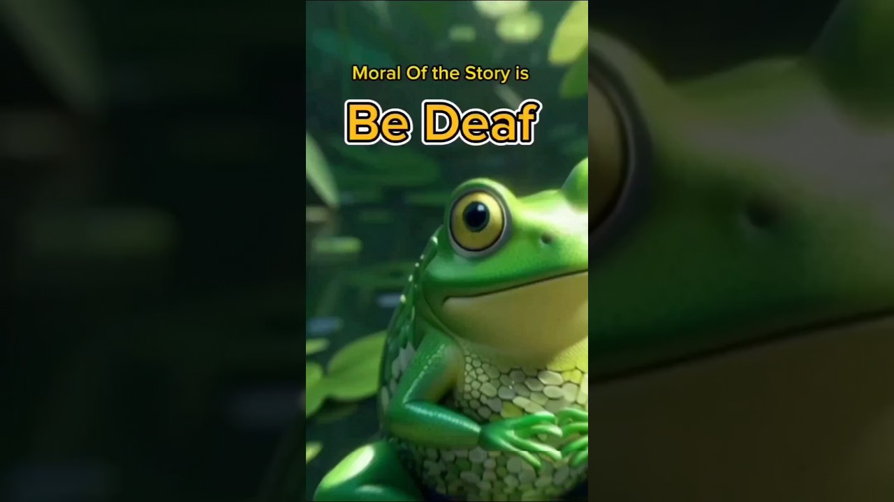 Be Deaf To Negative. kids Motivational Moral Story in English. 
