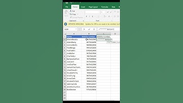 how to hide 6 digit mobile number #excel #short #tech #trending