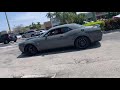 2018 Dodge Challenger wide body hellcat loud takeoff and supercharger whine!