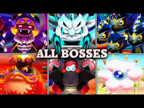 Team Kirby Clash Deluxe - All Boss Fights