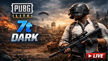 PUBG Lite Live Stream | Team Code| 7T DARK