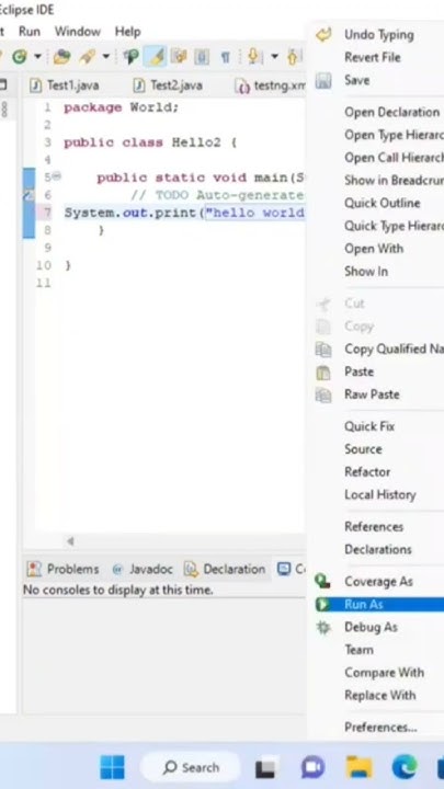 java project eclipse #code #java #eclipse #eclipsejava #javaprogramming ...