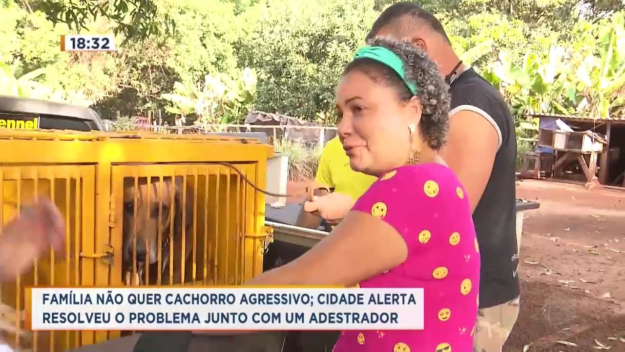 Família não quer cachorro agressivo; Cidade Alerta resolveu o problema
