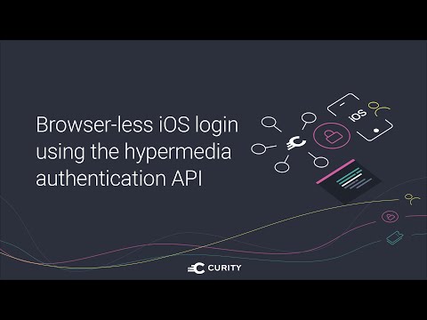 Browser-less iOS login using the hypermedia authentication API