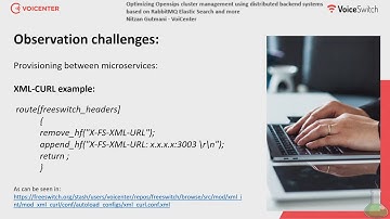 "Optimizing OpenSIPS cluster management using distributed backends". Nitzan Gutmani, VoiCenter