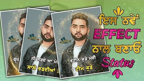 New Effect For Status Video_Red Screen Status Punjabi_Black Screen Background Effect _Ravi Editor