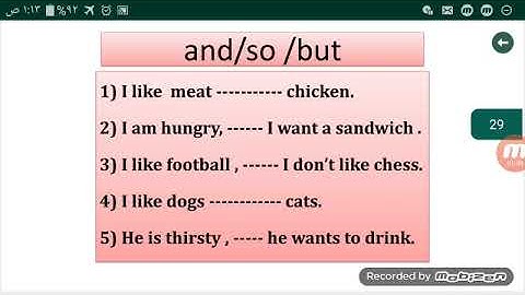 كونكت 4 الصف الرابع الابتدائي الوحده الاولي الدرس الثاني  Connect 4 Unit 1 lesson 2 (and/but/so)