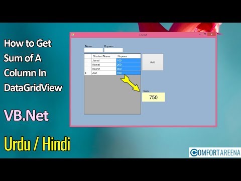 How to get Sum of A Column in DataGridView - VB.Net