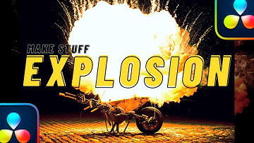 How To Make Stuff Explosion In DaVinci Resolve 18.1 Tutorial