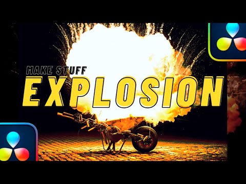 How To Make Stuff Explosion In DaVinci Resolve 18.1 Tutorial