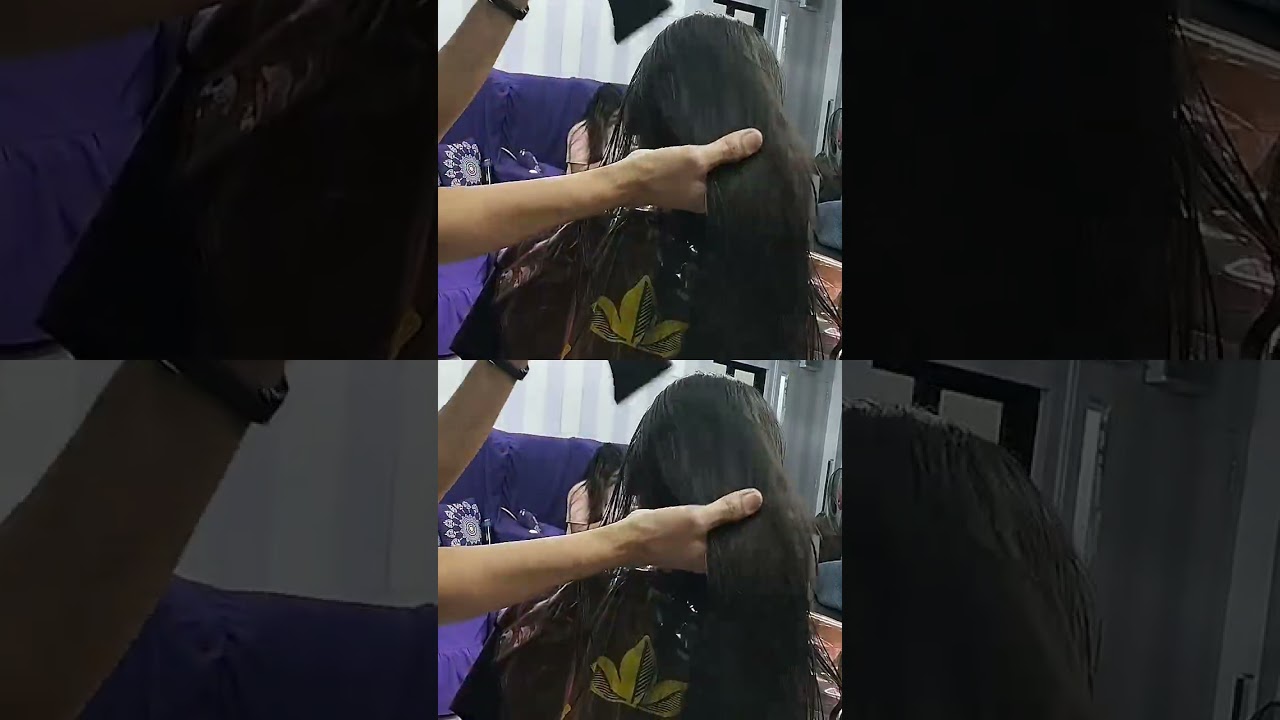 BOTOX GOLD BRAZILLIAN HAIR TREATMENT HAIR DRYING 