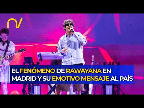 ¡CARACAS EN MADRID! Rawayana agota el Movistar Arena y dedica emotivo mensaje a Venezuela