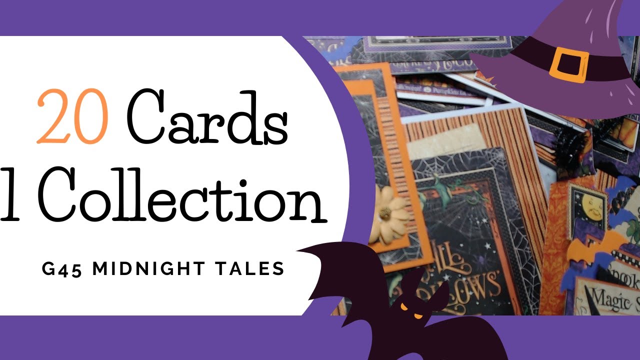 Using Up A Whole Halloween 8x8 Collection ~ Graphic 45 Midnight Tales