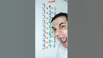 الرياضيات كما لم تقرأها من قبل جدول الضرب 3 
