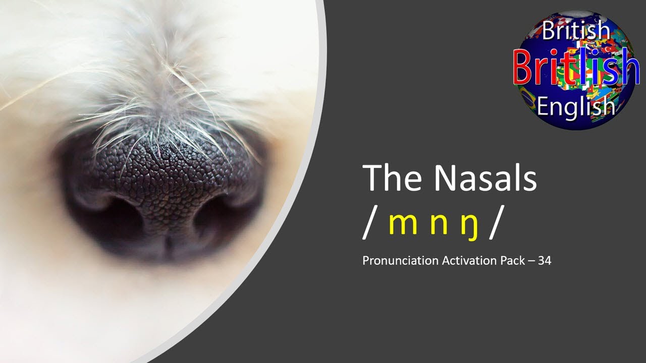 Improve Your British English Pronunciation - The Nasal Consonants / m n ŋ /