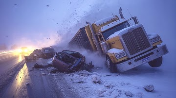 Deadly Ice Road Nightmare – Shocking Crashes You Won’t Believe!