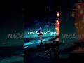 [Short]Nice to meet you