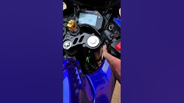 R15 V4 modified with zx-10r mirrors drl flashers#best look #dRL blinking#two way switch#for flasher