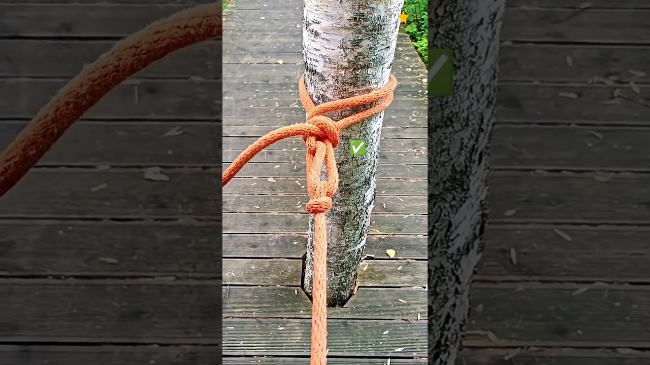 🔥Tension Knot for Camping | Strong Rope Tension System 