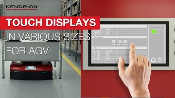 Touch displays in various sizes for Automated Guided Vehicles