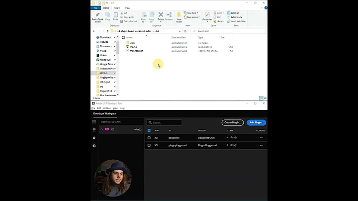 Drag plugins into UXP Developer Tool #Shorts