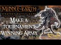 Make a tournament winning army  middle earth sbg