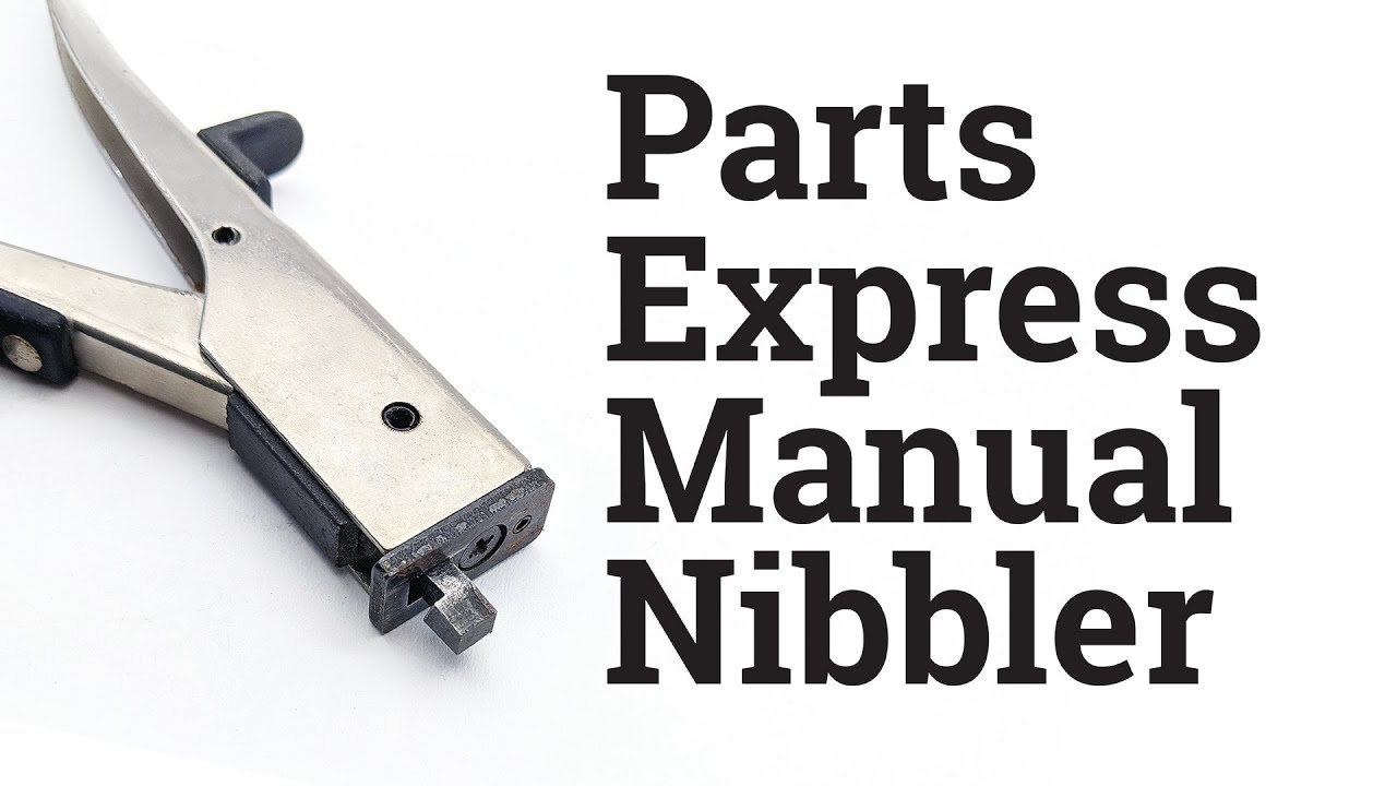 Nibbling Tool for Sheet Metal and Plastic Electronic Chassis Cutting Nibbler 