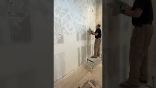 EASY Skip trowel texture using a Venetian Plaster Trowel