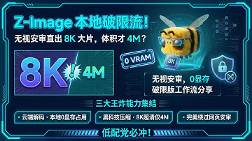 [ComfyUI]Z-Image 本地调用RH破限流！无视安审直出 8K 大片，体积才 4M？这才是低配党的终极快乐！