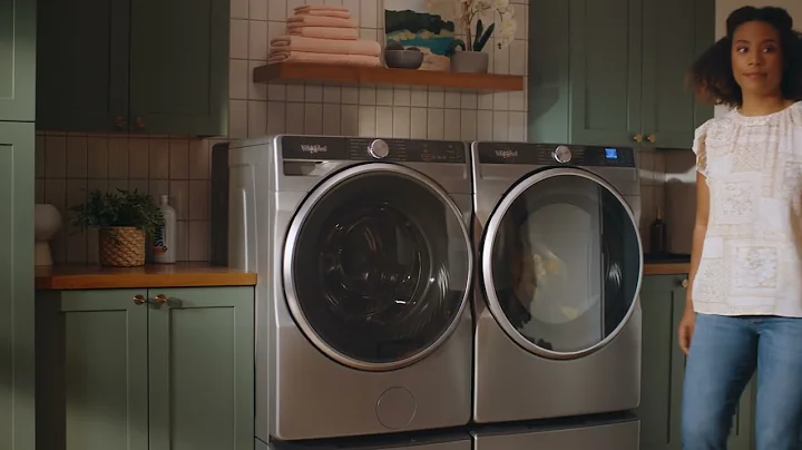 The 7.4cu ft Whirlpool® Front Load Dryer with Steam Refresh Cycle